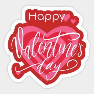 Happy Valentines Day Sticker